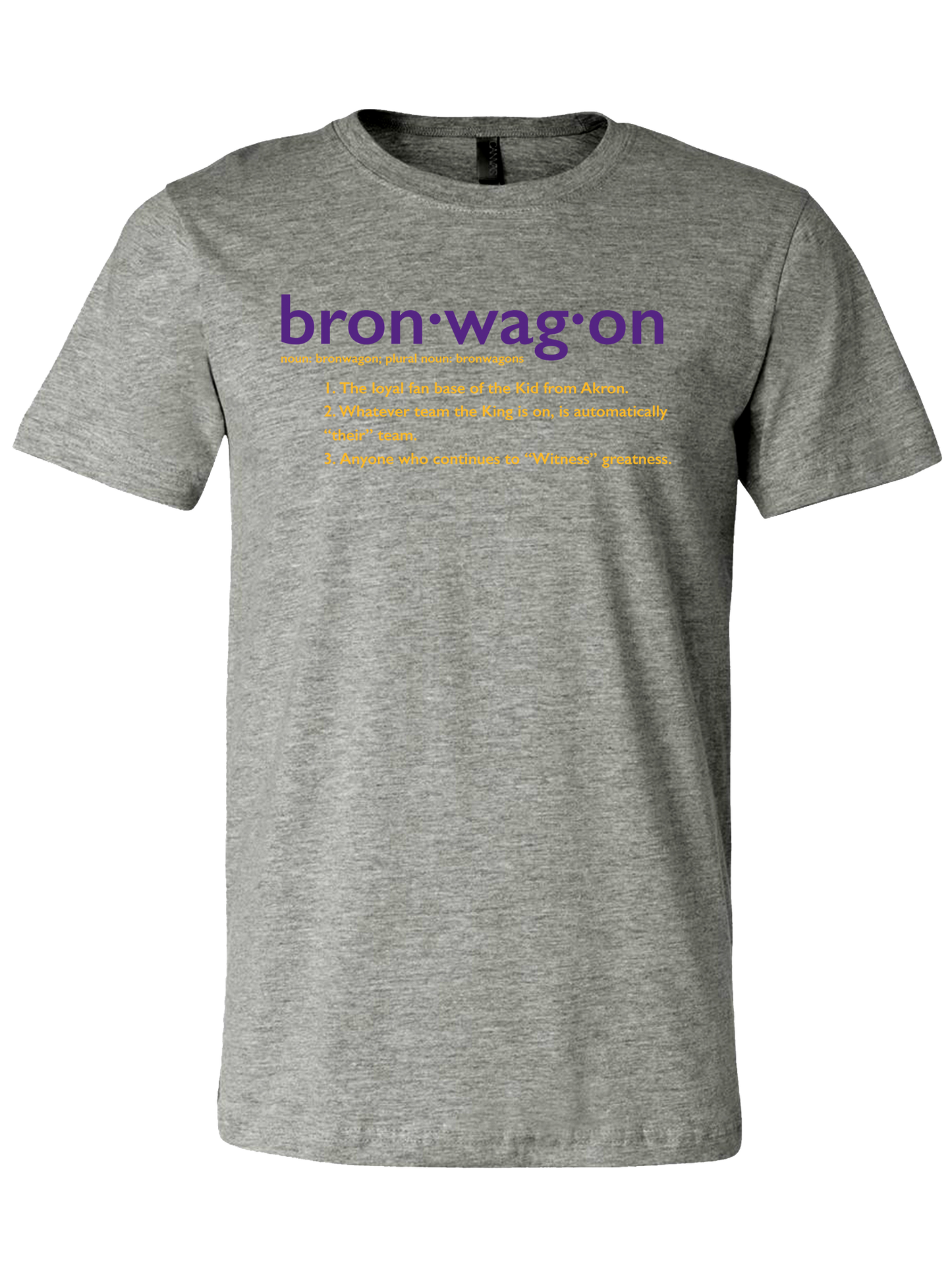 Bron-wag-on Tee