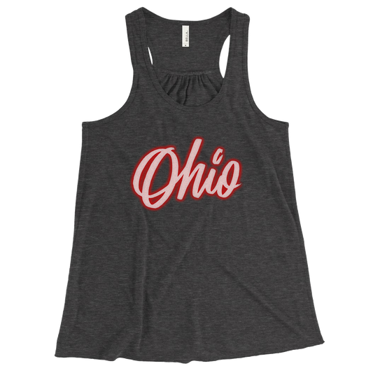 Graffiti Ohio  Women's Flowy Racerback Tank